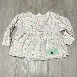 4/$30 H&M Floral Long Sleeve Baby Top 4-6M